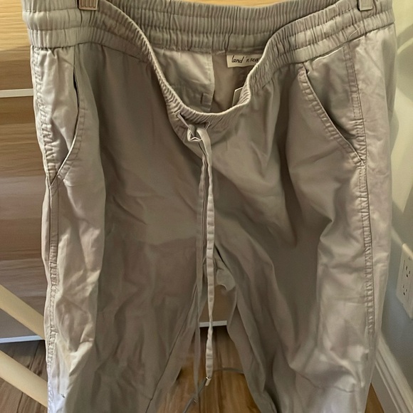 Land n’ sea grey joggers NEW WITH TAGS RETAIL $48 SIZE 10 NEVER WORN - Picture 1 of 4